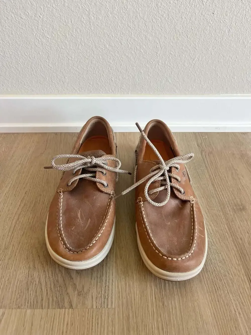 Sperry Top-Sider, Gamefish 3-Eye Boat Shoes,Tan, Men's Size 10,Preppy,Old Money